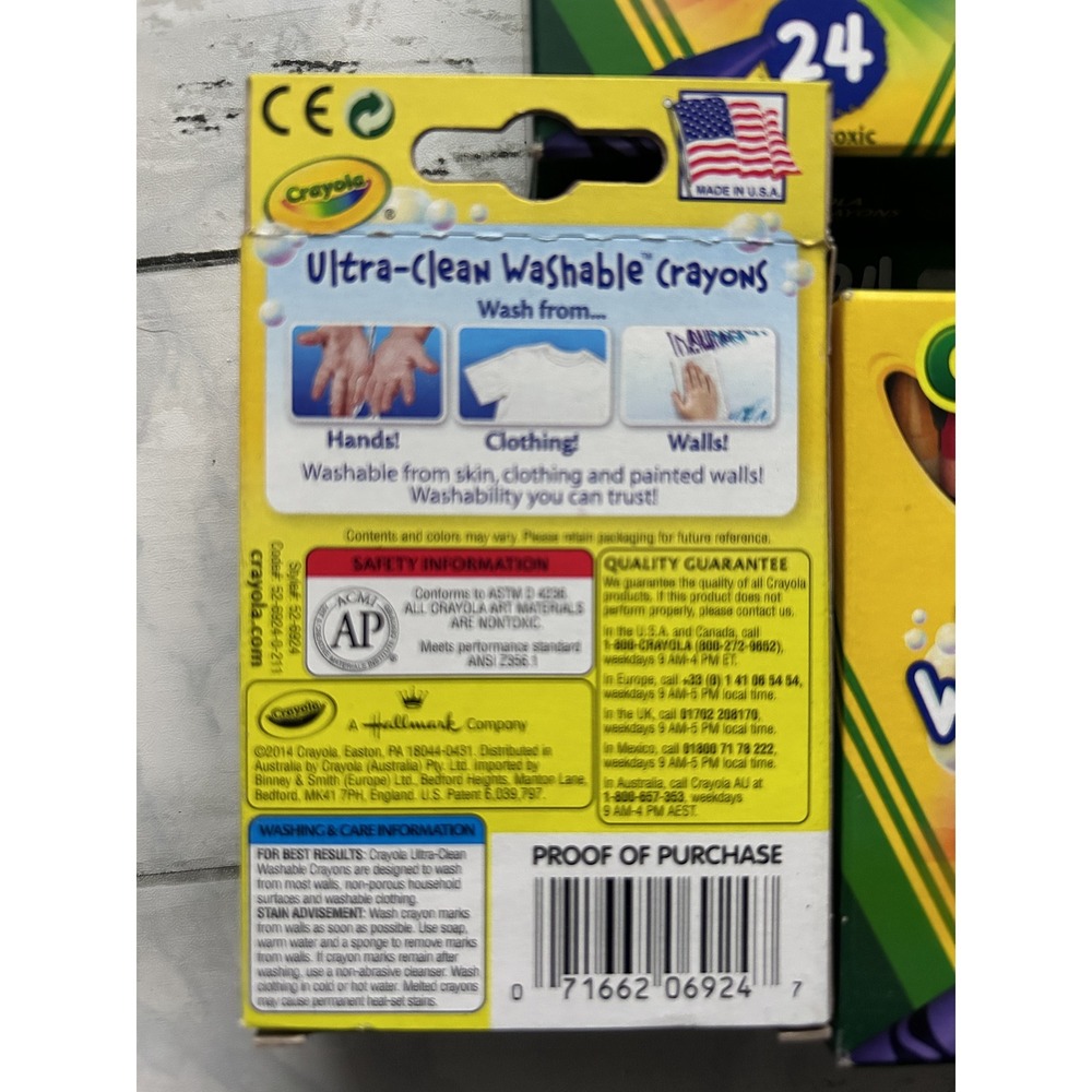 5 *24 Crayola  Ultra-Clean Washable Crayons Made in USA‎ Teacher's Classroom - Picture 2 of 4